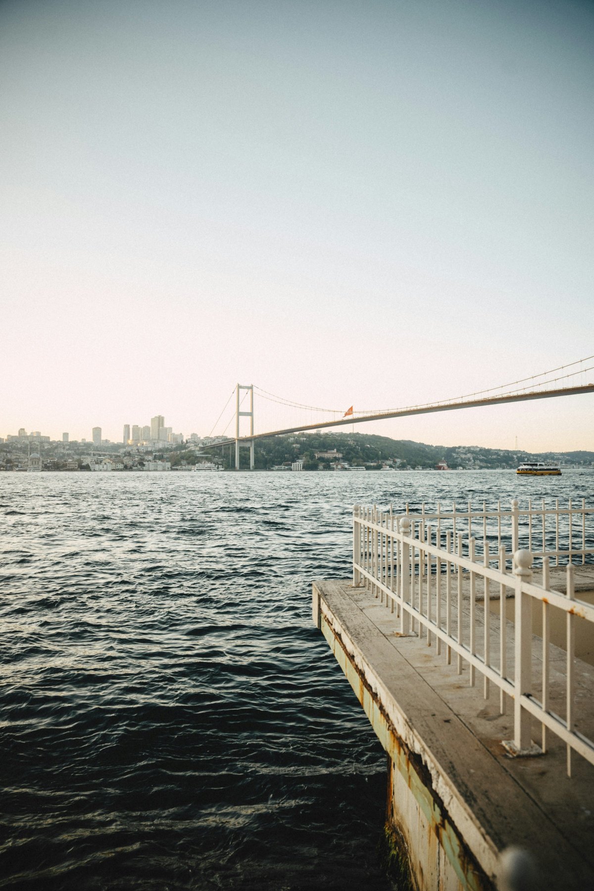Bosphorus waterfront and bridge in Istanbul